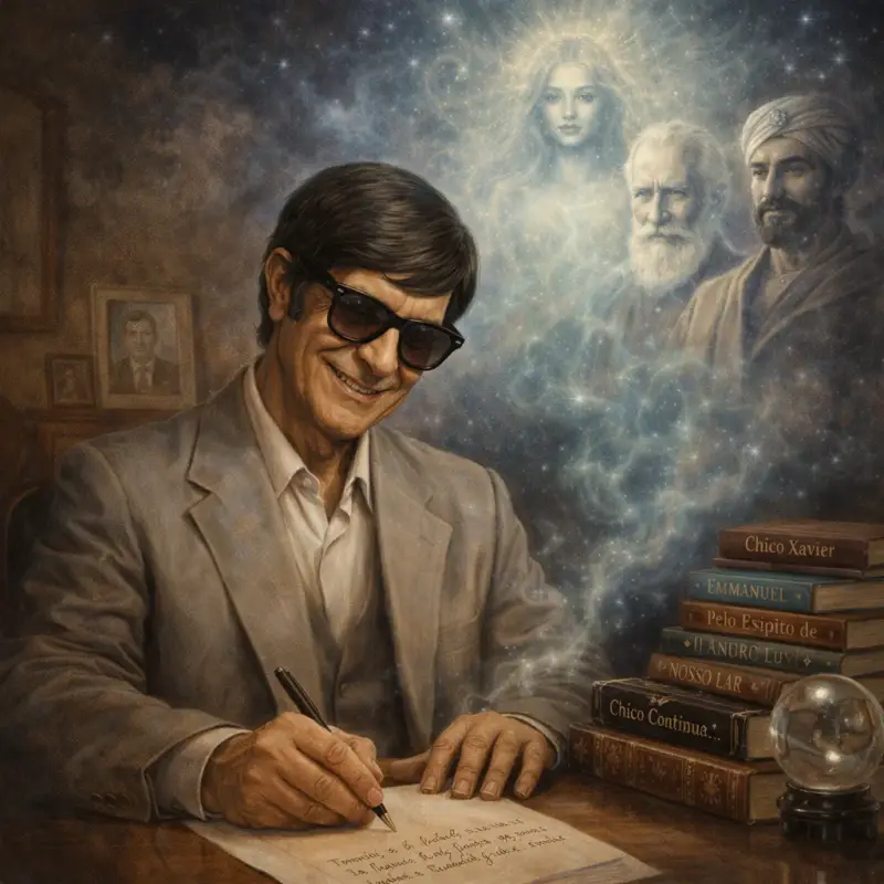 chico xavier medium celebre ecriture automatique spiritisme bresil