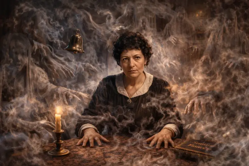 eusapia palladino medium celebre paranormal seance spirite manifestation esprit