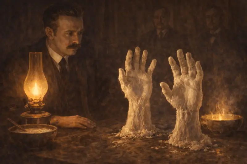 franek kluski medium celebre empreintes ectoplasmiques paranormal seance spirite