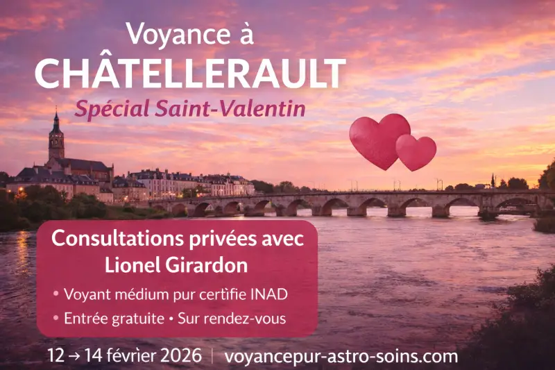 Voyance à Châtellerault – consultations privées – spécial Saint-Valentin 2026