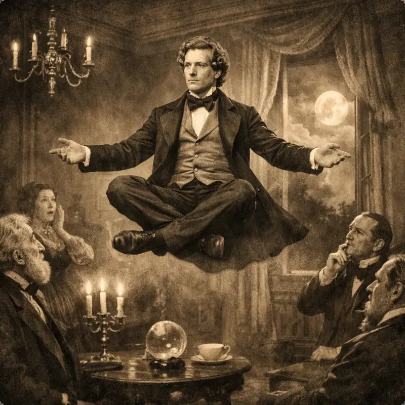 medium celebre daniel dunglas home levitation salon victorien paranormal