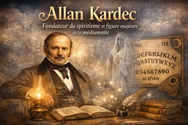 allan kardec medium celebre fondateur spiritisme paranormal XIXe siecle