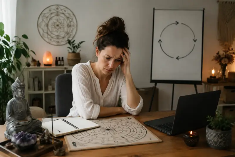 Praticienne du bien-être cherchant à développer sa visibilité sur Google et à trouver de nouveaux clients.