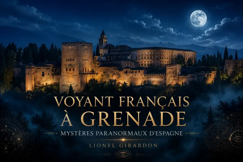 Voyant français à Grenade Lionel Girardon mystères paranormaux d'Espagne Alhambra Andalousie