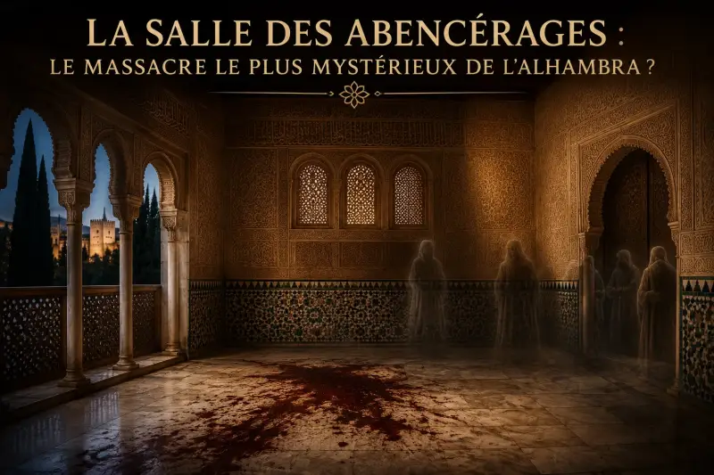 Salle des Abencérages de l'Alhambra à Grenade légende paranormale et mystère historique en Espagne