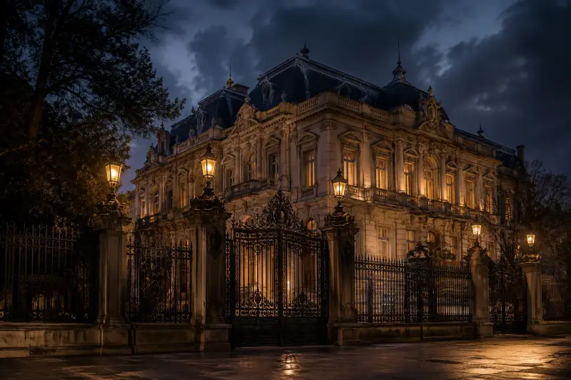 Palais de Linares à Madrid en Espagne, célèbre pour ses légendes de fantômes et phénomènes paranormaux