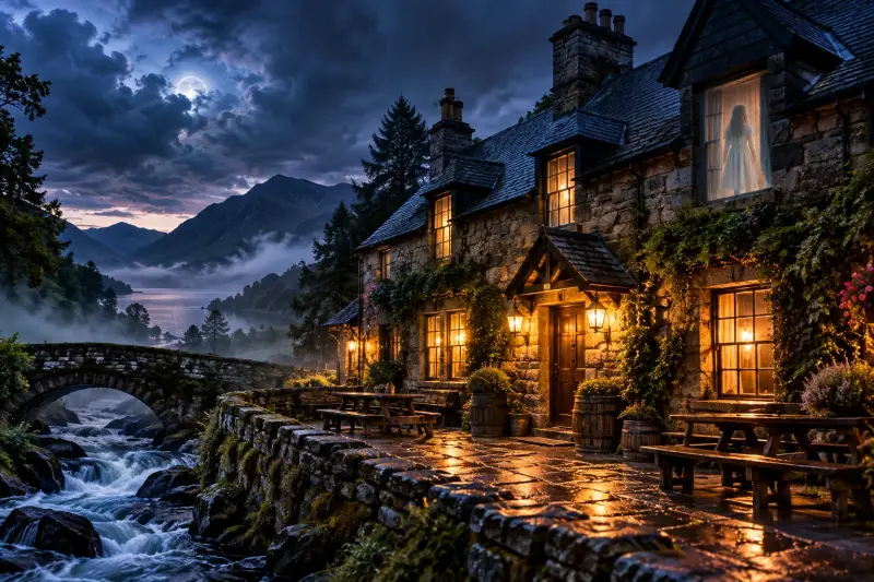 Auberge hantée en Écosse The Drovers Inn et ses histoires de fantômes