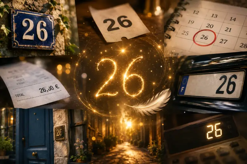 Chiffre 26 et synchronicités spirituelles.