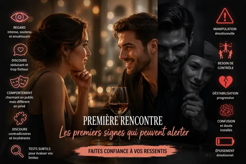 "premiere rencontre signes personne toxique pervers narcissique manipulation"