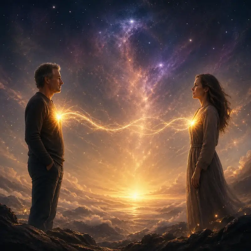 Rencontre d’âme sœur connexion spirituelle amour intuition signes et évidence