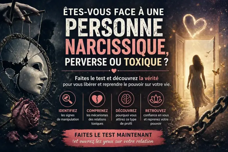 comment reconnaitre une relation toxique et un pervers narcissique test gratuit signes d emprise psychologique et manipulation
