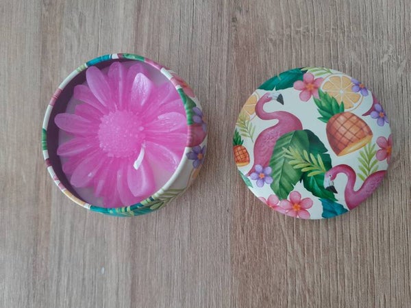 Kaars blik, flamingo, diverse varianten