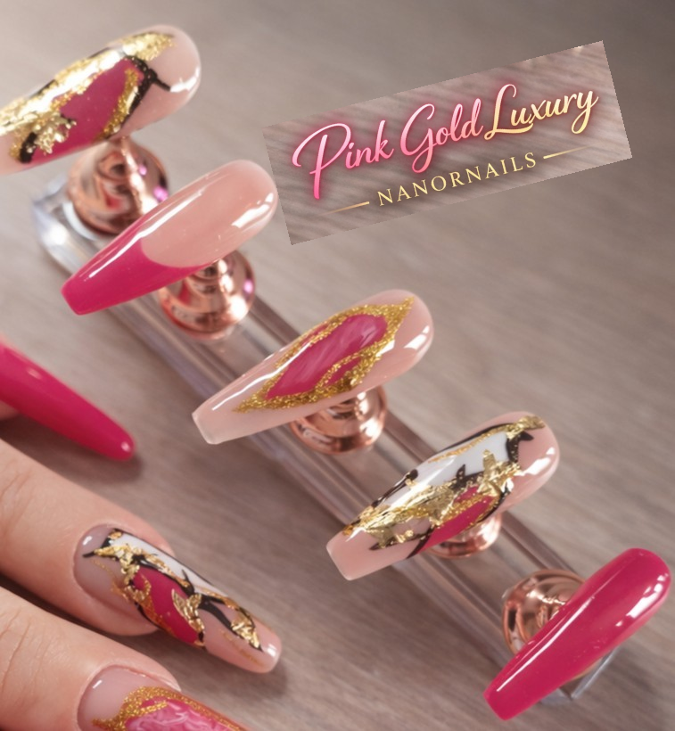Pink gold luxury