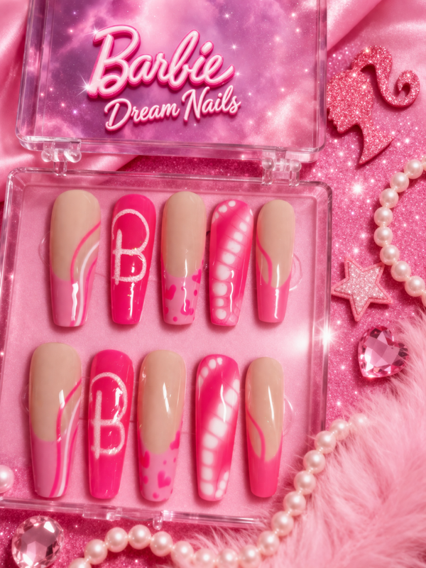 Barbie dream Nails
