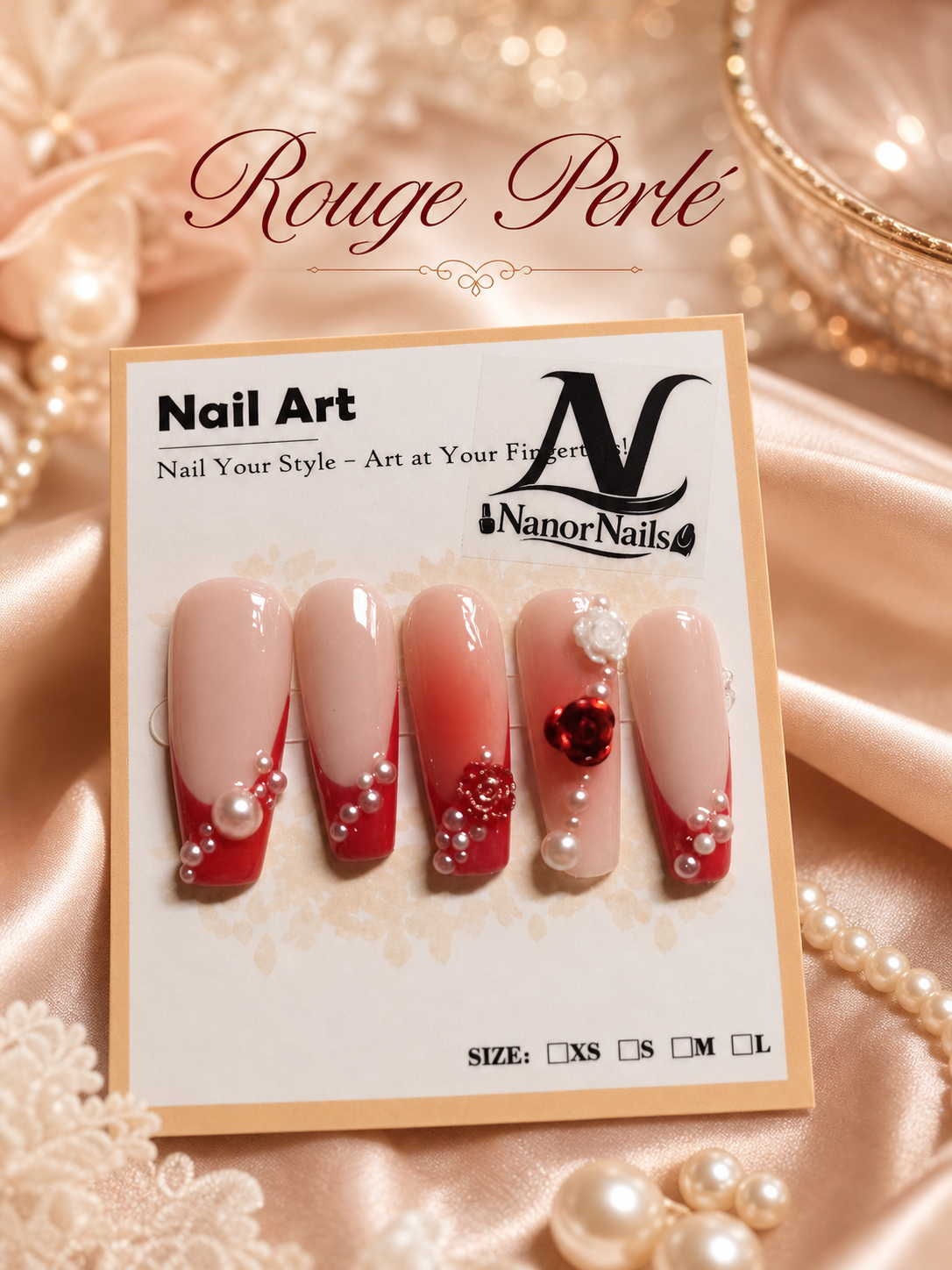Rouge perlée