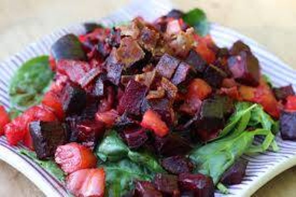 ROCKET AND SPINACH BEETROOT SALAD