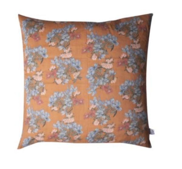 AU Masion Pudebetræk, Himalaya bloom, terracotta, 50x50 cm