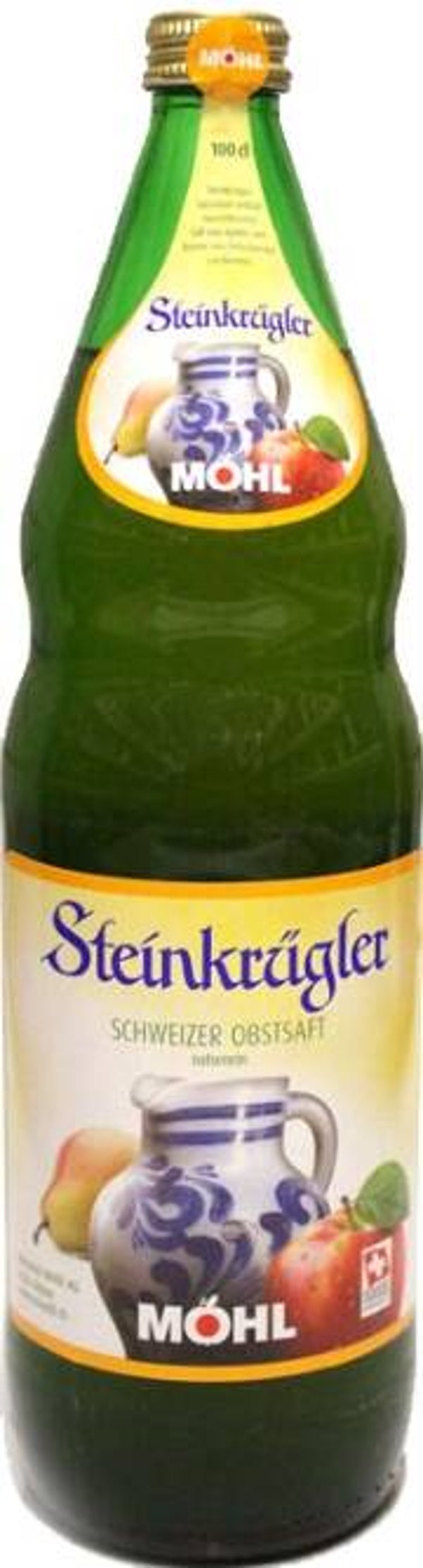 Möhl Apfelsaft Steinkrügler trüeb 100cl MW Harassen