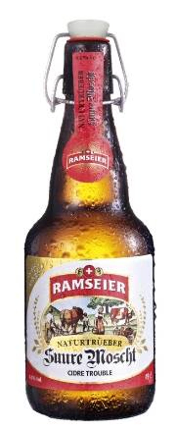 Ramseier Suure Mocht trüb 49cl MW Harassen mit Alkohol
