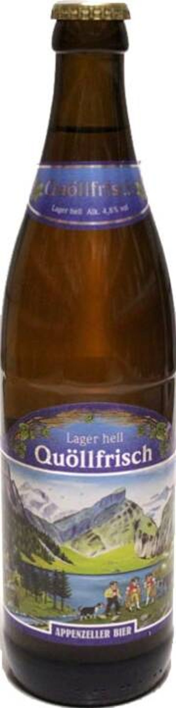 Quöllfrisch Lager hell 50cl MW Harassen mit Alkohol