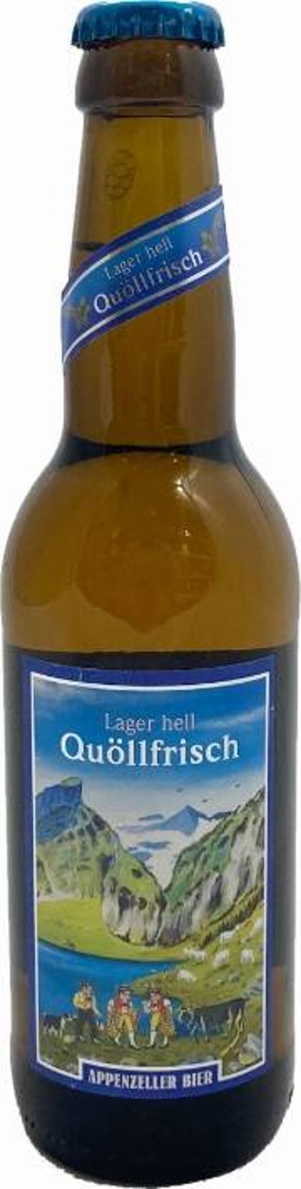 Quöllfrisch Lager hell 33cl MW Harassen mit Alkohol
