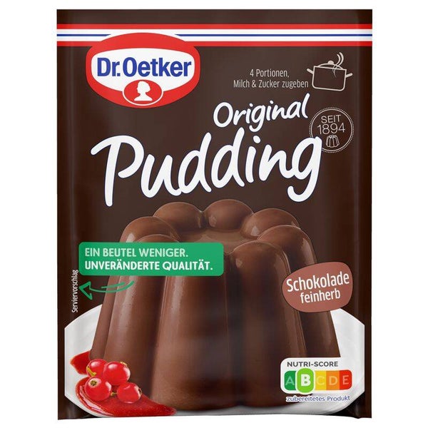 Original Pudding Schokolade feinherdb 2er 96gr