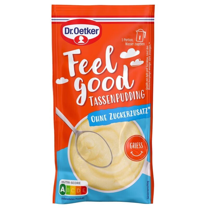 Feel Good Tassenpudding Griess 67g