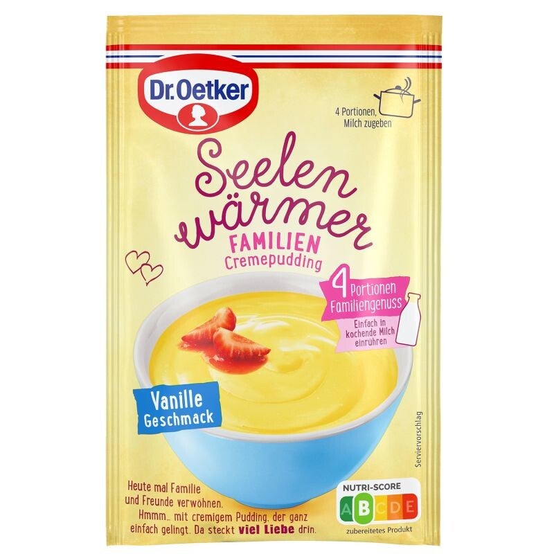 Seelenwärmer Familien-Cremepudding Vanille-Geschmack 75g