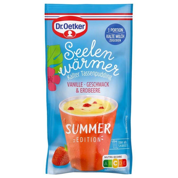 Seelenwärmer Vanille-Geschmack + Erdbeere 36g