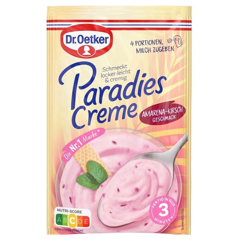 Paradies Creme Amarena-Kirsch Geschmack 56g