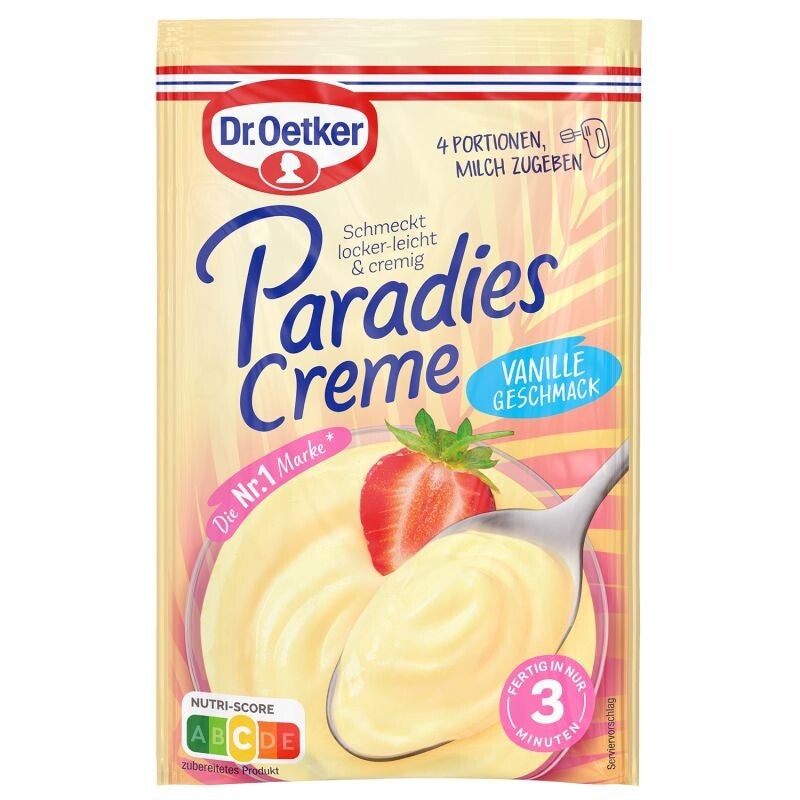Paradies Creme Vanille Geschmack 60g