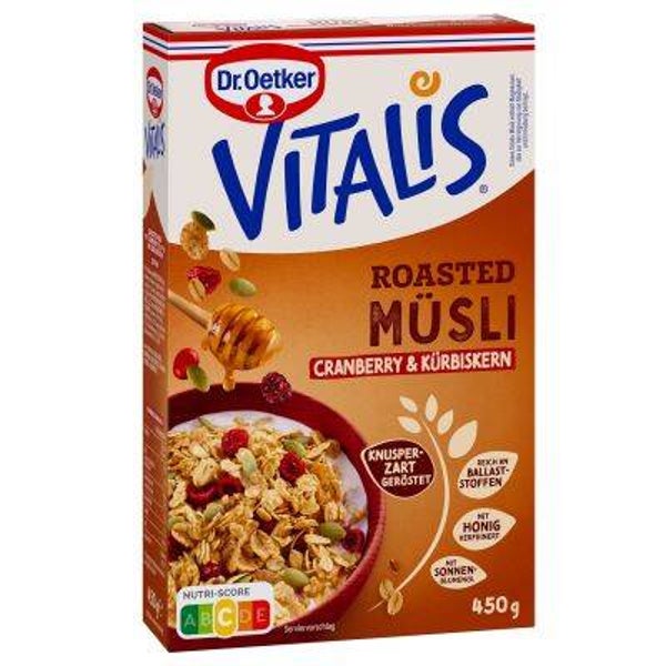 Vitalis Roasted Cranberry-Kürbiskern 450g