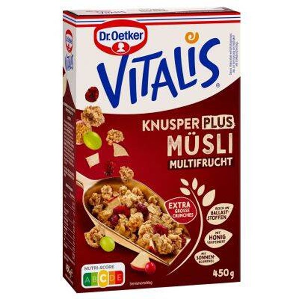 Vitalis KnusperPlus Multifrucht 450g