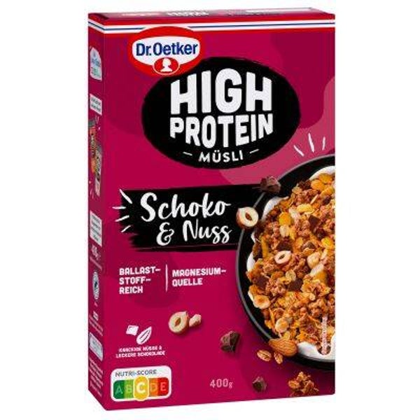 High Protein Müsli Schoko+Nuss 400g