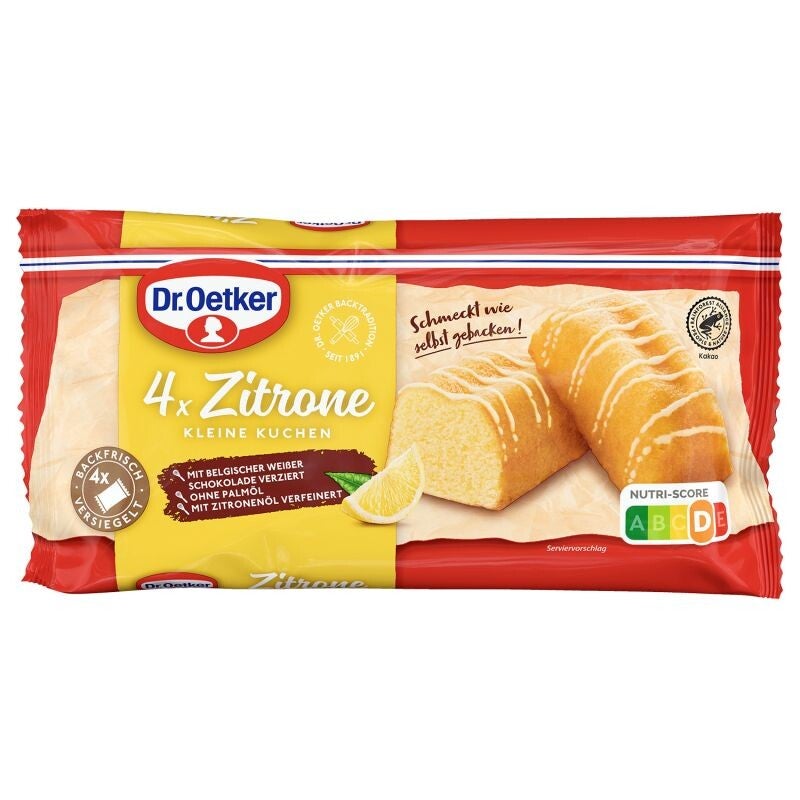 kleine Zitronenkuchen 4er 140g