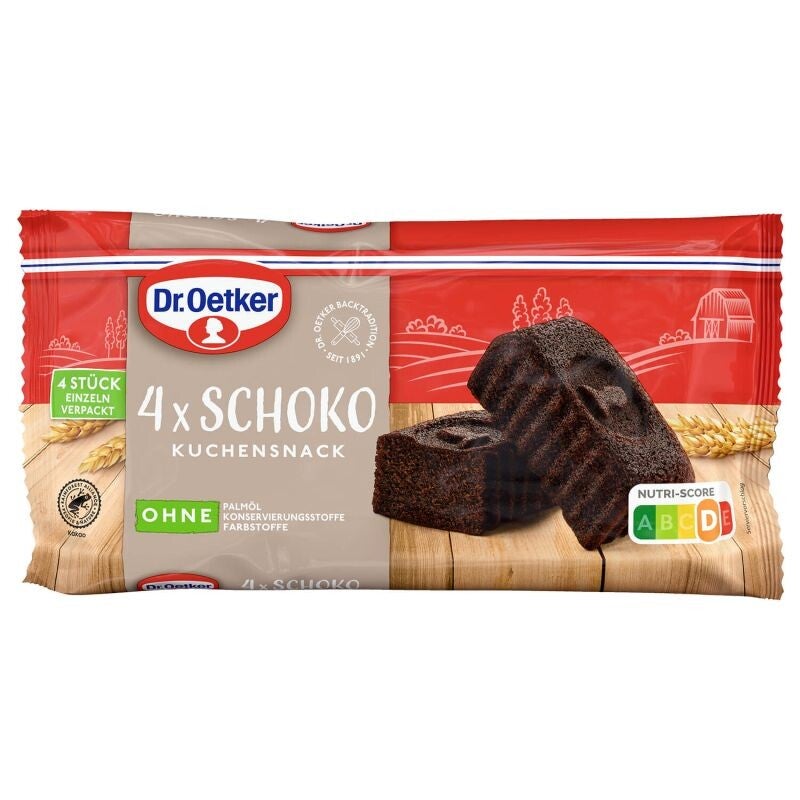 Kuchensnack Schoko 4er 140g