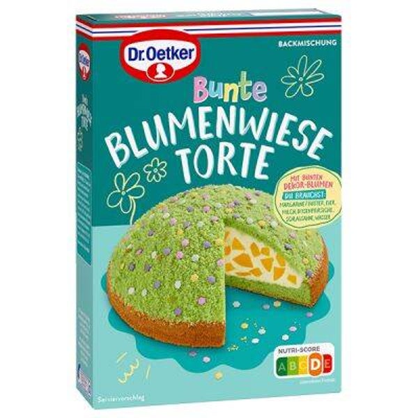 Bunte Blumenwiese-Torte 337g