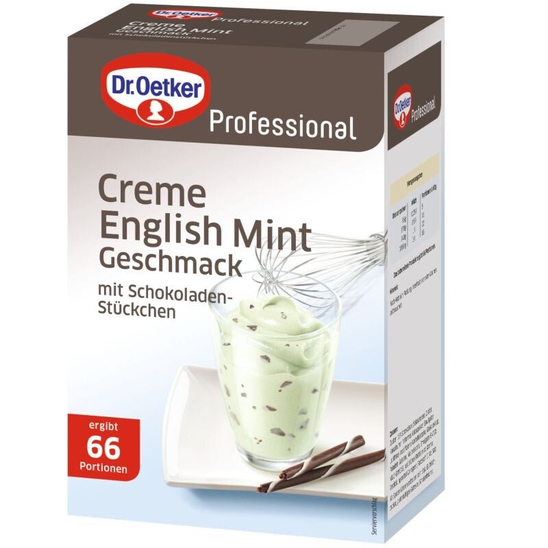 Creme English Mint Geschmack 1000g