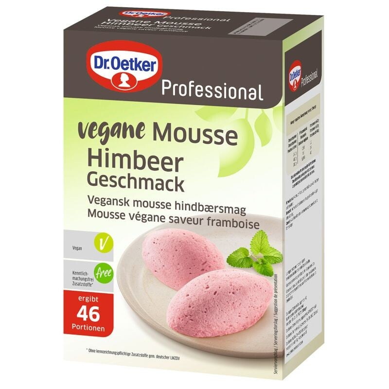 Vegane Mousse Himbeer-Geschmack 900g