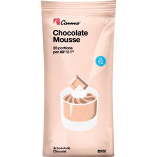 Carma Mousse Chocolate dunkelle Schokolade mit Gelatine 00g