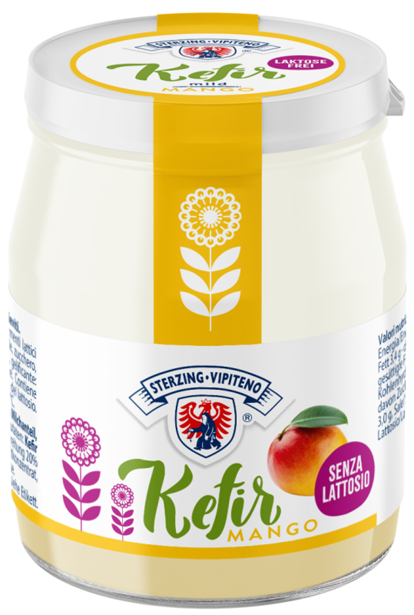 Kefir Vollmilch Mango Glutenfrei, Laktosefrei 10x150g