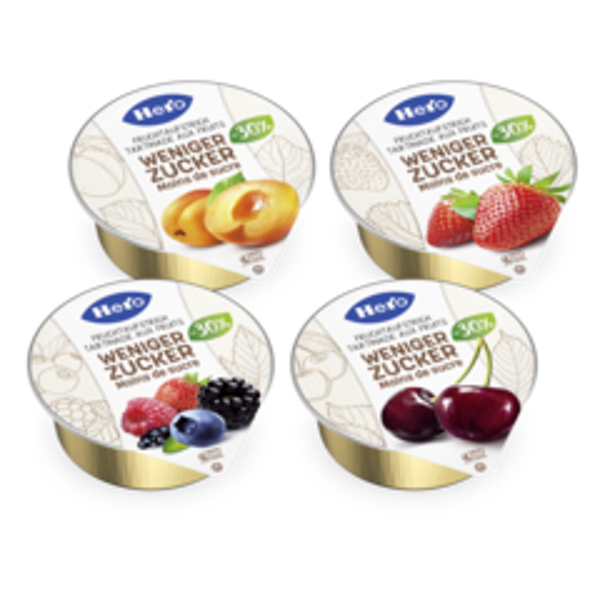 Konfitüre assortiert weniger Zucker 20g 120 Stk