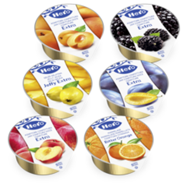 Hero Konfitüre Portionen assortiert D120x25g