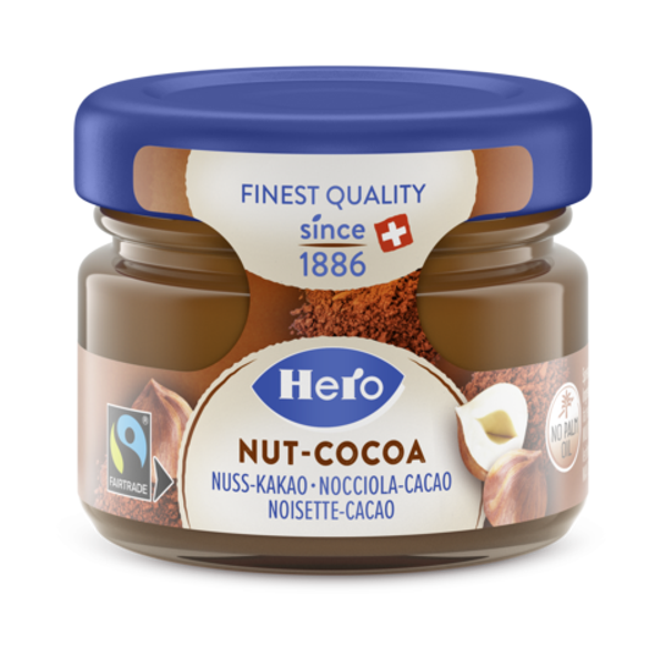Hero Fairtrade Max Havelaar Nuss-Kakao Aufstrich Portionen