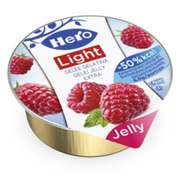 Hero Konfitüre Himbeergelee Light Portionen