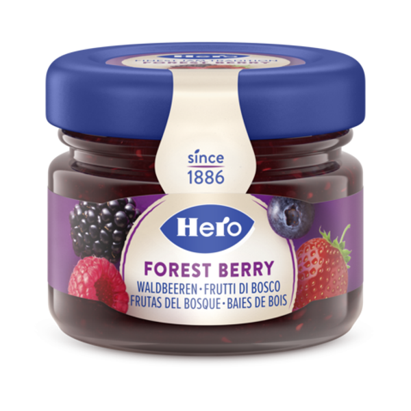 Hero Waldbeerenkonfitüre Portionen