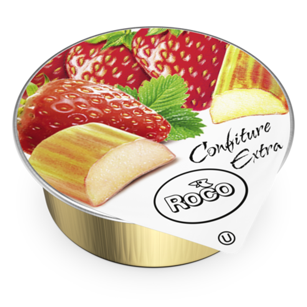 Roco Konfitüre Erdbeer/Rhabarber Portionen