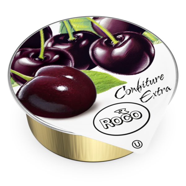 Roco Konfitüre Kirschen schwarz Portionen