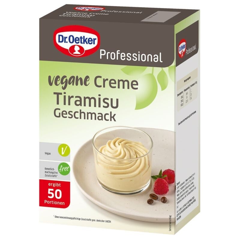 Vegane Creme Tiramisu-Geschmack 800g