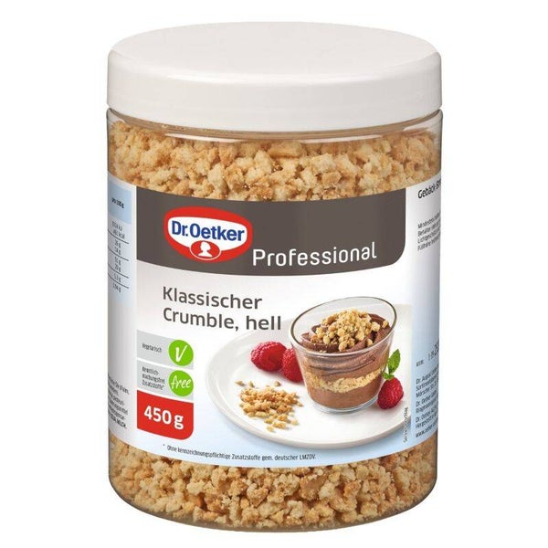 Klassischer Crumble hell 450g